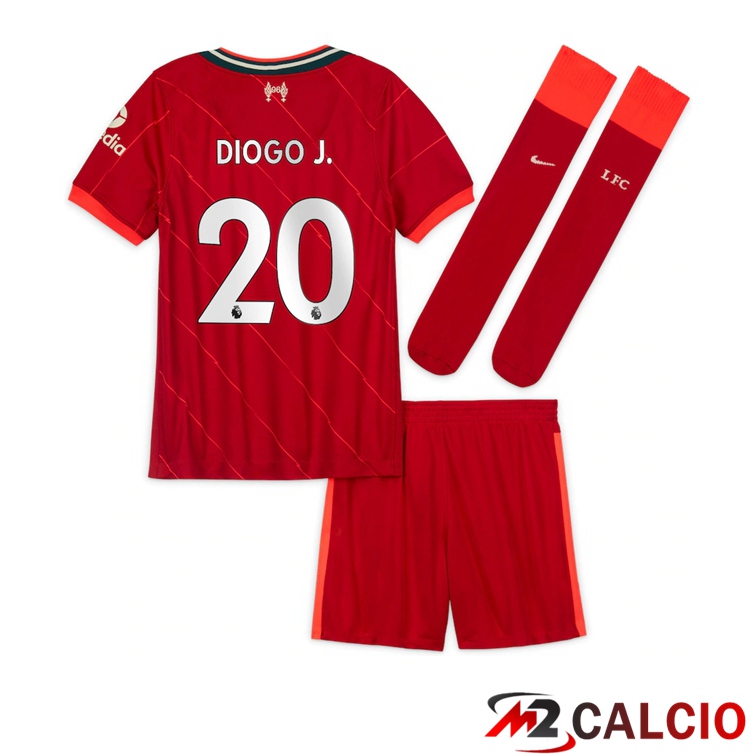 Maglia FC Liverpool (DIOGO J. 20) Bambino Prima Rosso 2021/2022