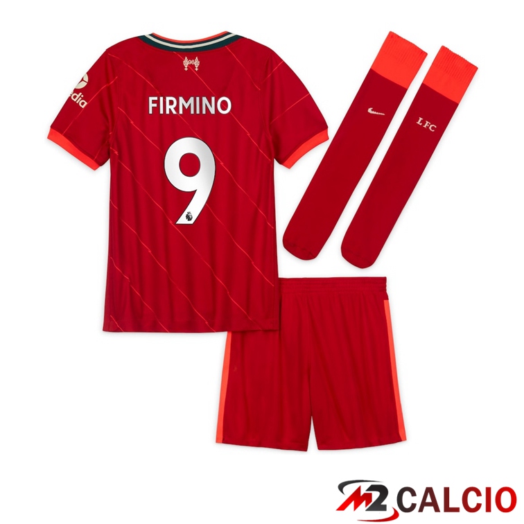 Maglia FC Liverpool (FIRMINO 9) Bambino Prima Rosso 2021/2022