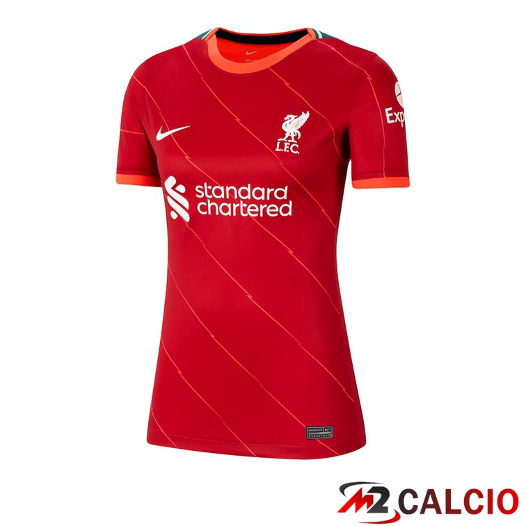 Maglie Calcio FC Liverpool Donna Prima Rosso 2021/2022