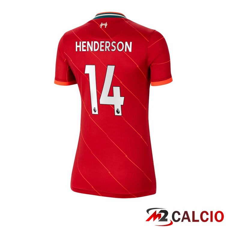 Maglia FC Liverpool (HENDERSON 14) Donna Prima Rosso 2021/2022