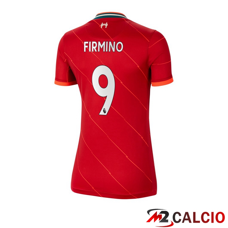 Maglia FC Liverpool (FIRMINO 9) Donna Prima Rosso 2021/2022