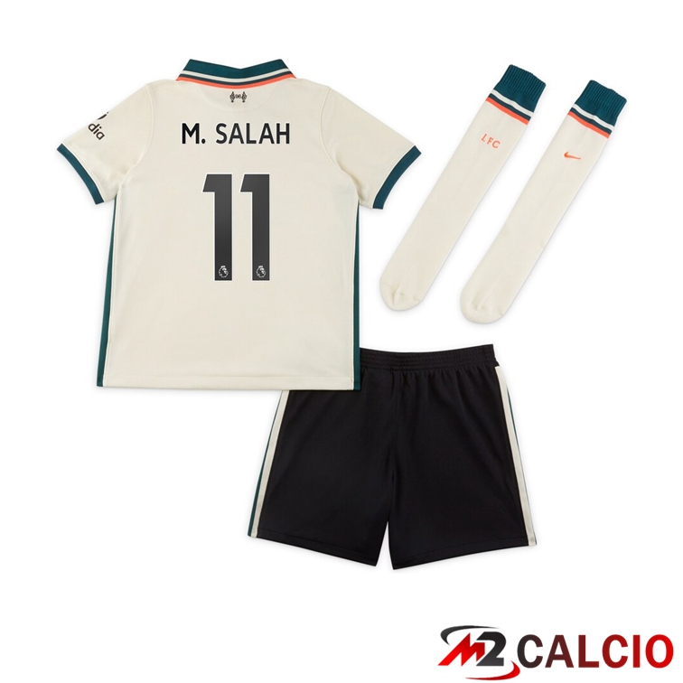 Maglia FC Liverpool (M.SALAH 11) Bambino Seconda Bronzer 2021/2022