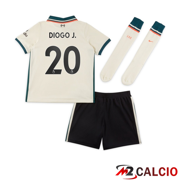Maglia FC Liverpool (DIOGO J. 20) Bambino Seconda Bronzer 2021/2022