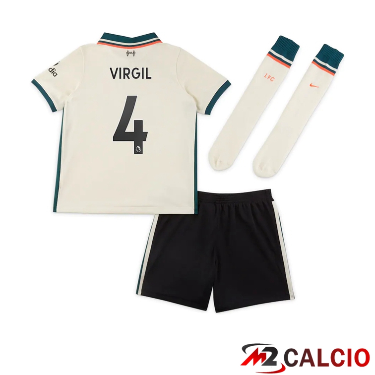 Maglia FC Liverpool (VIRGIL 4) Bambino Seconda Bronzer 2021/2022