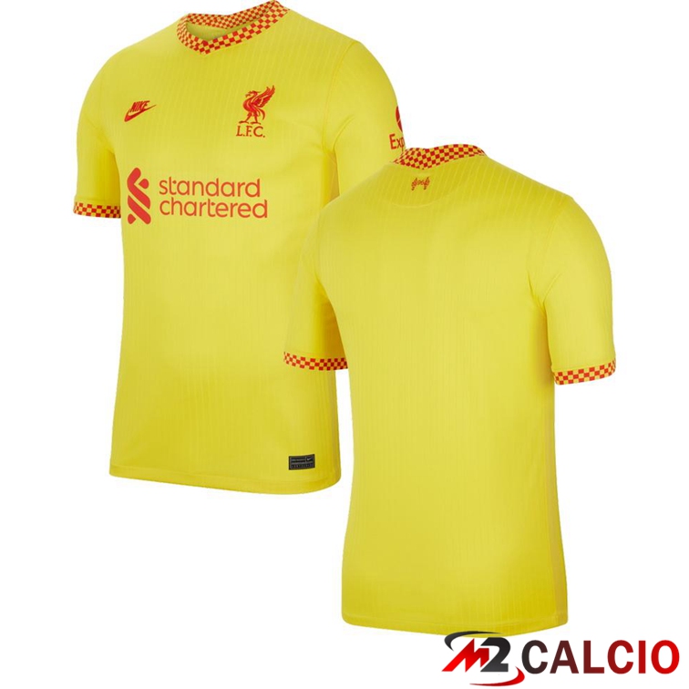 Maglie Calcio FC Liverpool Terza Giallo 2021/2022