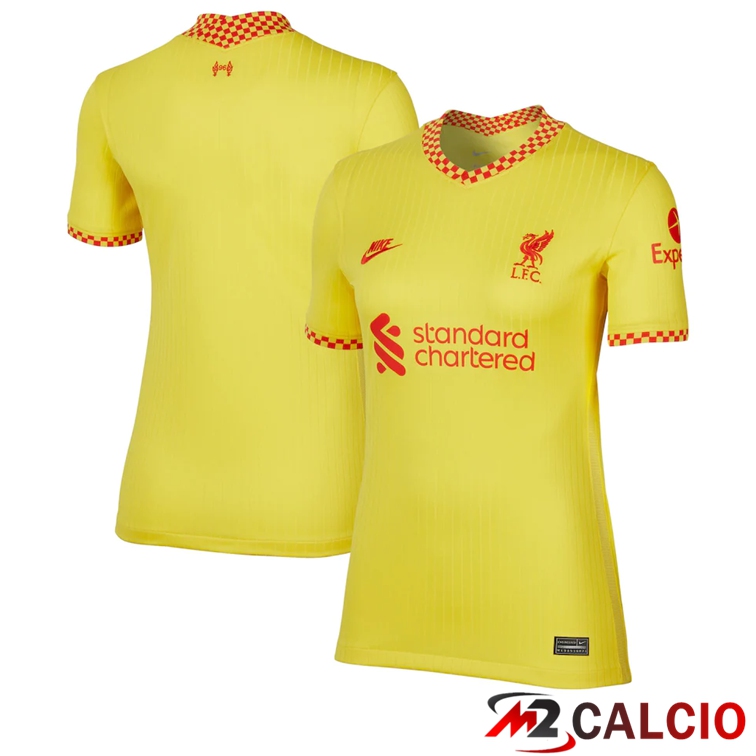 Maglie Calcio FC Liverpool Donna Terza Giallo 2021/2022