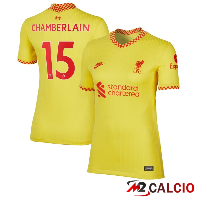 Maglia FC Liverpool (Chamberlain 15) Donna Terza Giallo 2021/2022