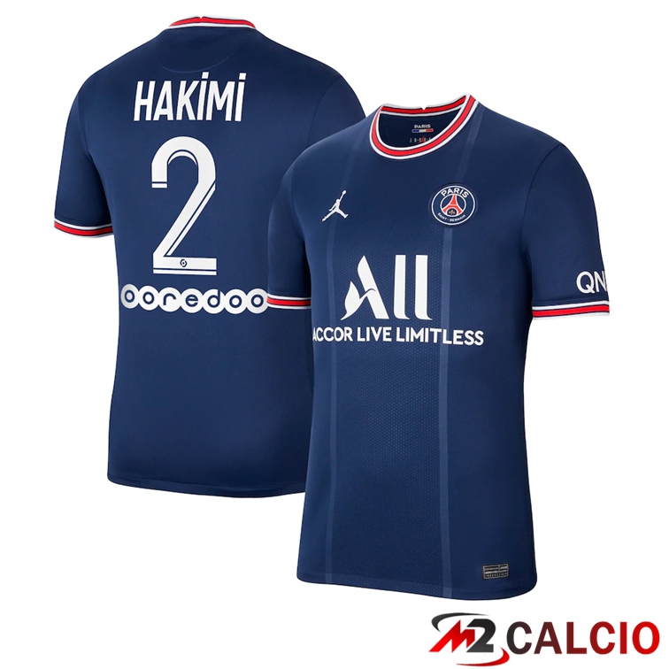 Maglia Paris PSG (Hakimi 2) Prima Blu 2021/2022