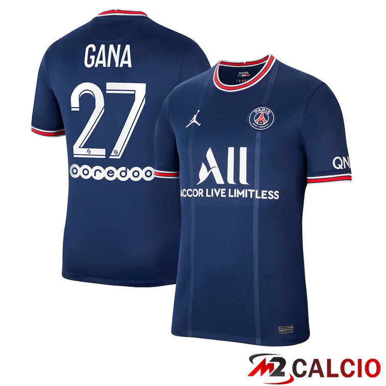 Maglia Paris PSG (Gana 27) Prima Blu 2021/2022