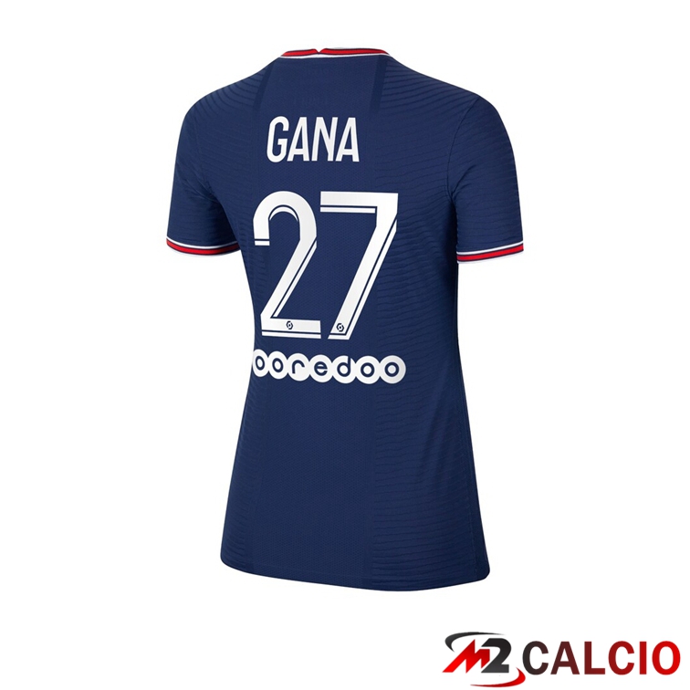 Maglia Paris PSG（Gana 27）Donna Prima Blu 2021/2022