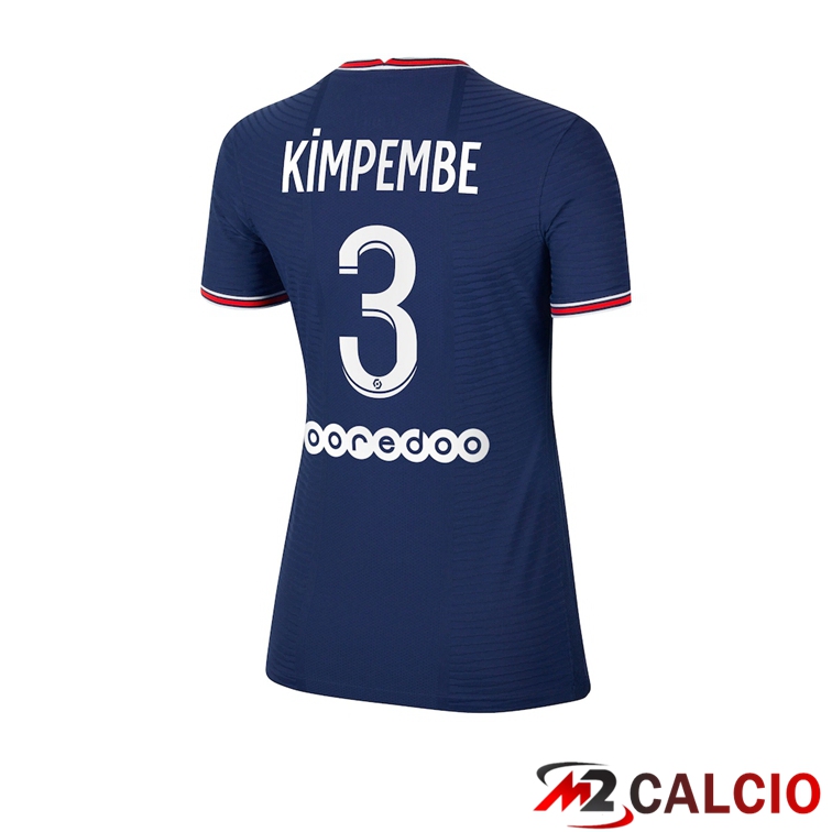 Maglia Paris PSG（Kimpembe 3）Donna Prima Blu 2021/2022