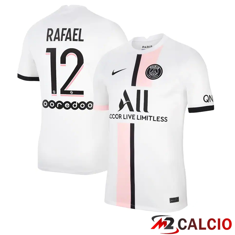 Maglia Paris PSG (Rafael 12) Seconda Bianco 2021/2022