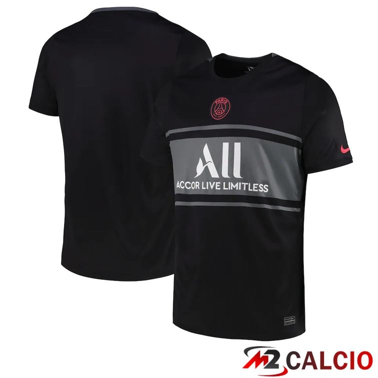 Maglia Paris PSG Terza Stadium x Jordan Nero 2021/2022