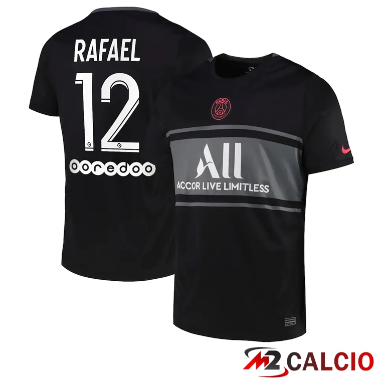 Maglia Paris PSG (Rafael 12) Terza Nero 2021/2022
