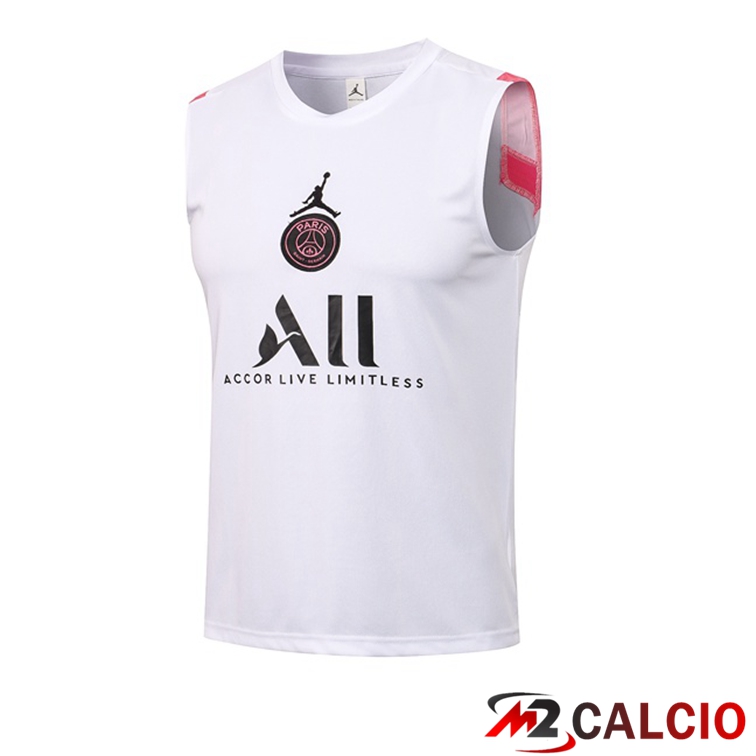 Canotta Calcio Paris PSG Bianco 2021/2022