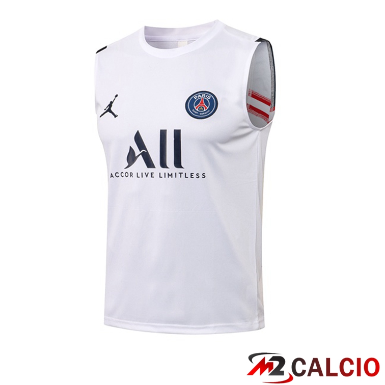 Canotta Calcio Paris PSG Bianco 2021/2022
