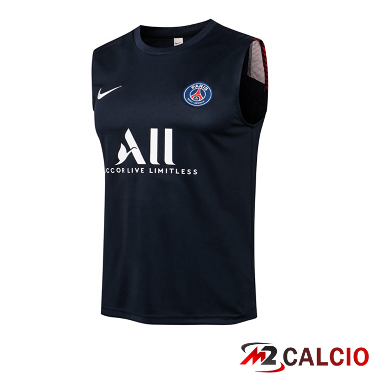 Canotta Calcio Paris PSG Blu Reale 2021/2022