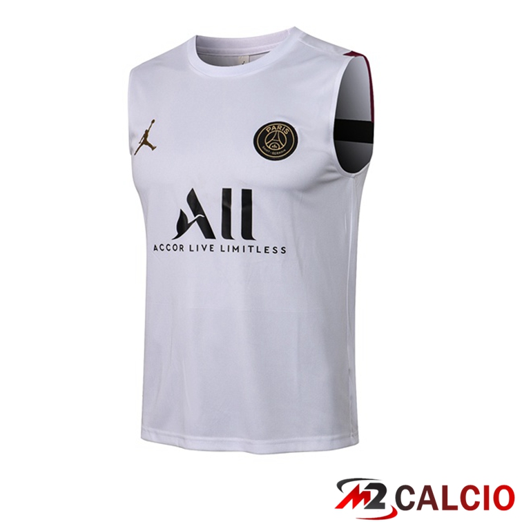 Canotta Calcio Paris PSG Shorts Bianco 2021/2022