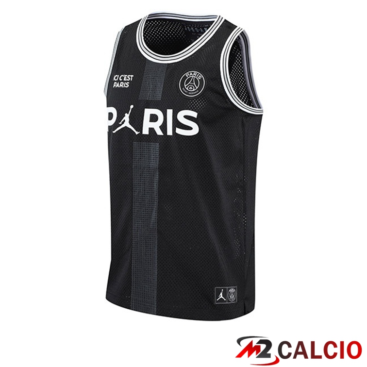 Canotta Calcio Jordan PSG Nero 2021/2022