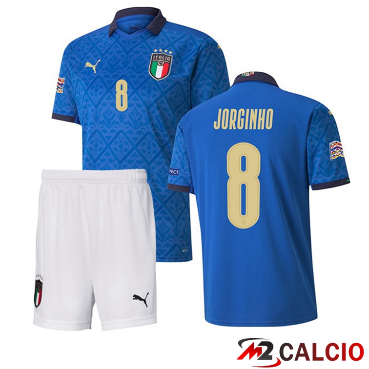Maglia Nazionale Italia (JORGINHO 8) Bambino Prima 2020/2021