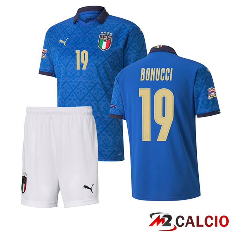 Maglia Nazionale Italia (BONUCCI 19) Bambino Prima 2020/2021