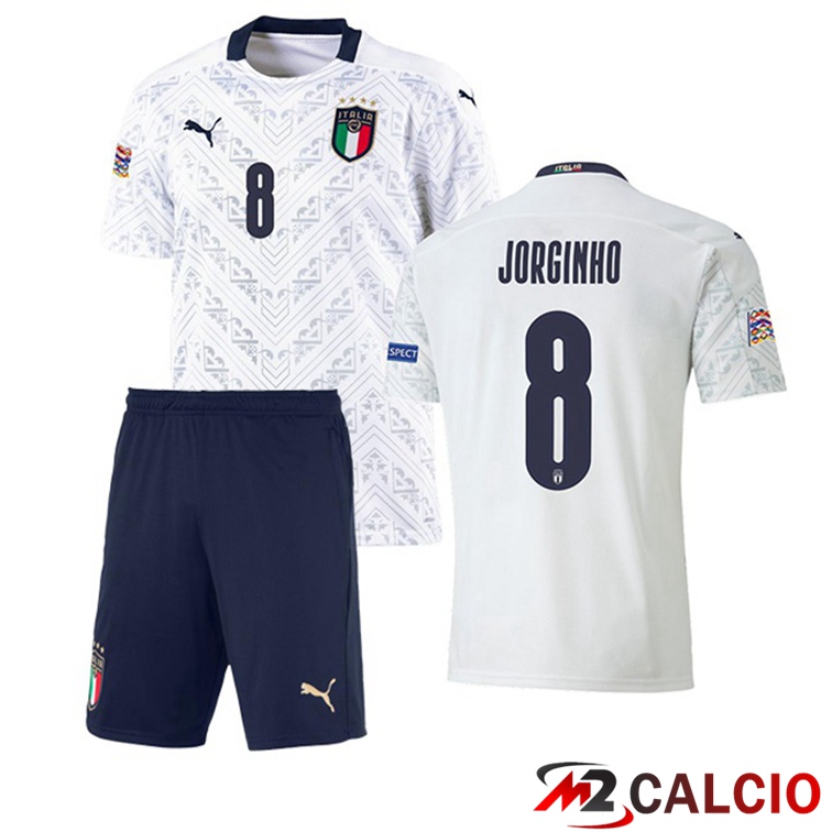 Maglia Nazionale Italia (JORGINHO 8) Bambino Seconda 2020/2021