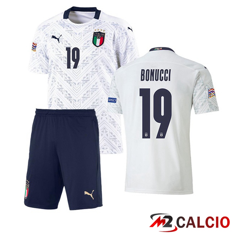 Maglia Nazionale Italia (BONUCCI 19) Bambino Seconda 2020/2021