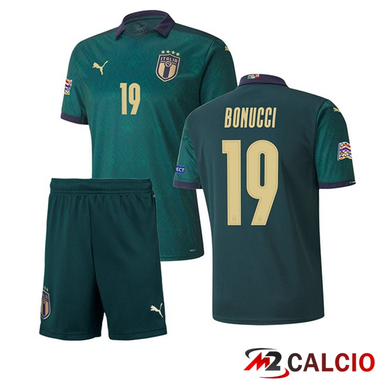 Maglia Nazionale Italia (BONUCCI 19) Bambino Terza 2020/2021