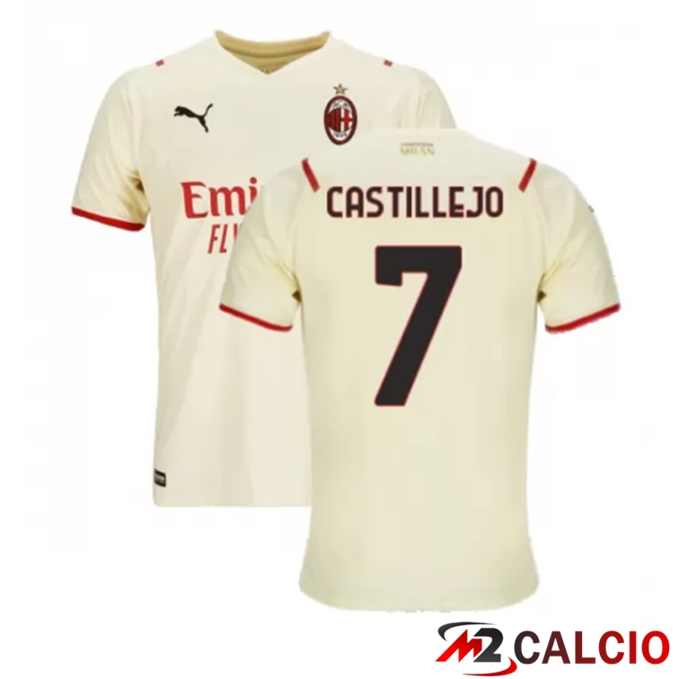 Maglia AC Milan（SHEVCHENKO 7）Seconda Beige 2021/2022