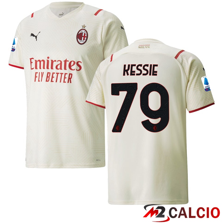 Maglia AC Milan（KESSIE 79）Seconda Beige 2021/2022