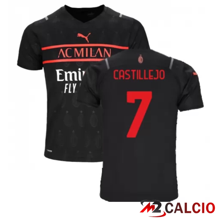 Maglia AC Milan（SHEVCHENKO 7）Terza Nero 2021/2022