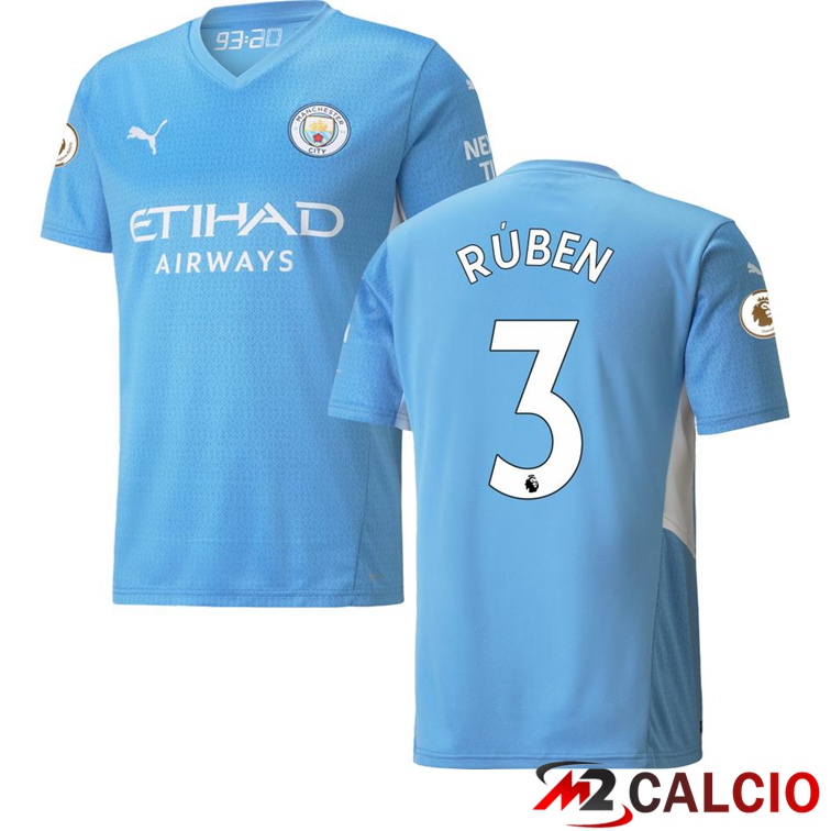 Maglia Manchester City (RUBEN 3) Prima Azzurro 2021/2022