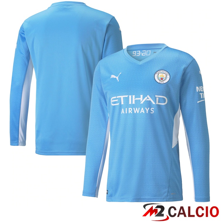 Maglie Calcio Manchester City Prima Manica Lunga 2021/2022