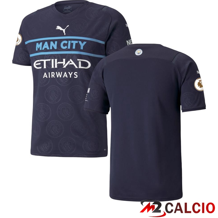 Maglie Calcio Manchester City Terza Nero 2021/2022