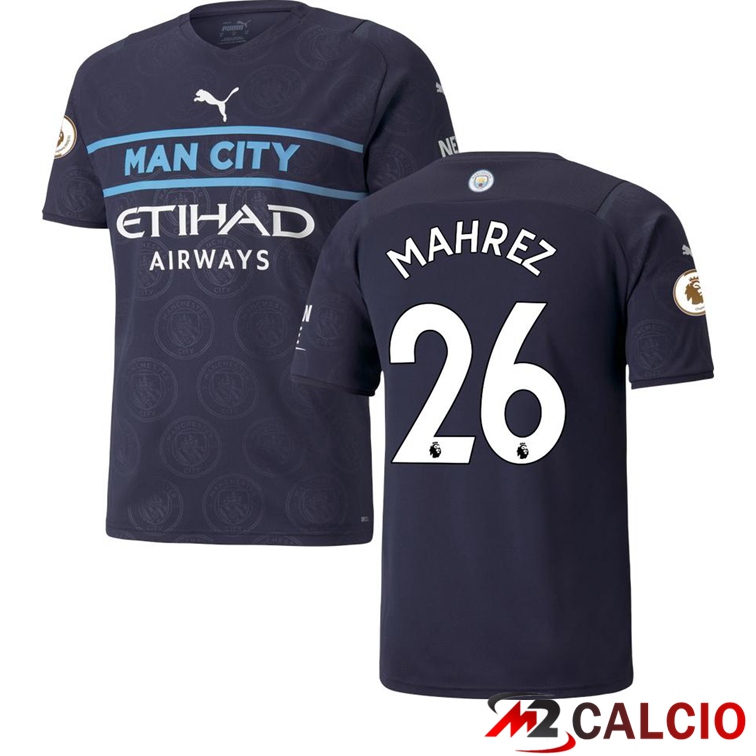 Maglia Manchester City (MAHREZ 26) Terza Nero 2021/2022