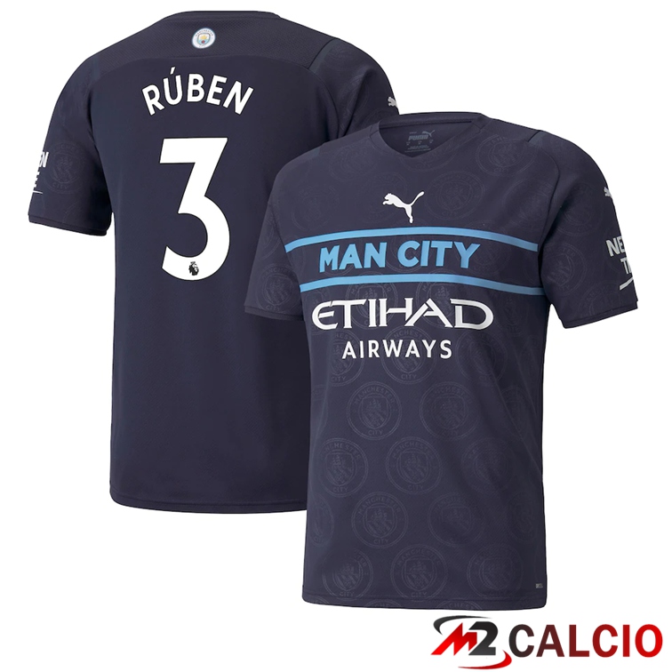 Maglia Manchester City (RUBEN 3) Terza Nero 2021/2022