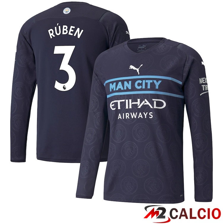 Maglia Manchester City (RUBEN 3) Terza Manica Lunga 2021/2022