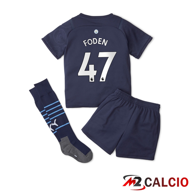 Maglia Manchester City (FODEN 47) Bambino Terza Nero 2021/2022