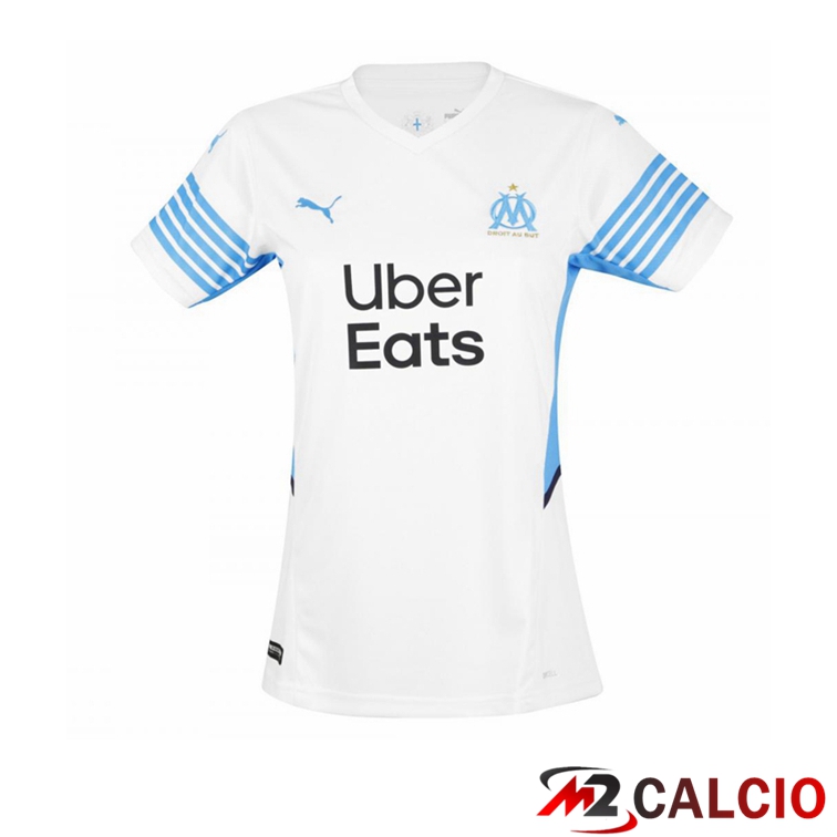 Maglia Olympique Marsiglia Donna Prima Bianco/Blu 2021/2022