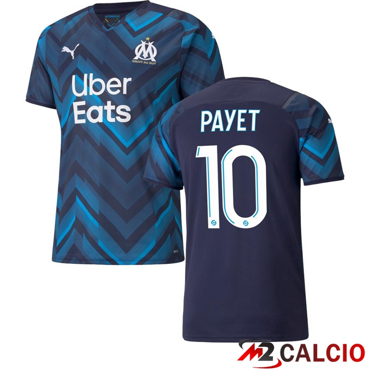 Maglia Olympique Marsiglia (PAYET 10) Seconda Blu Navy 2021/2022