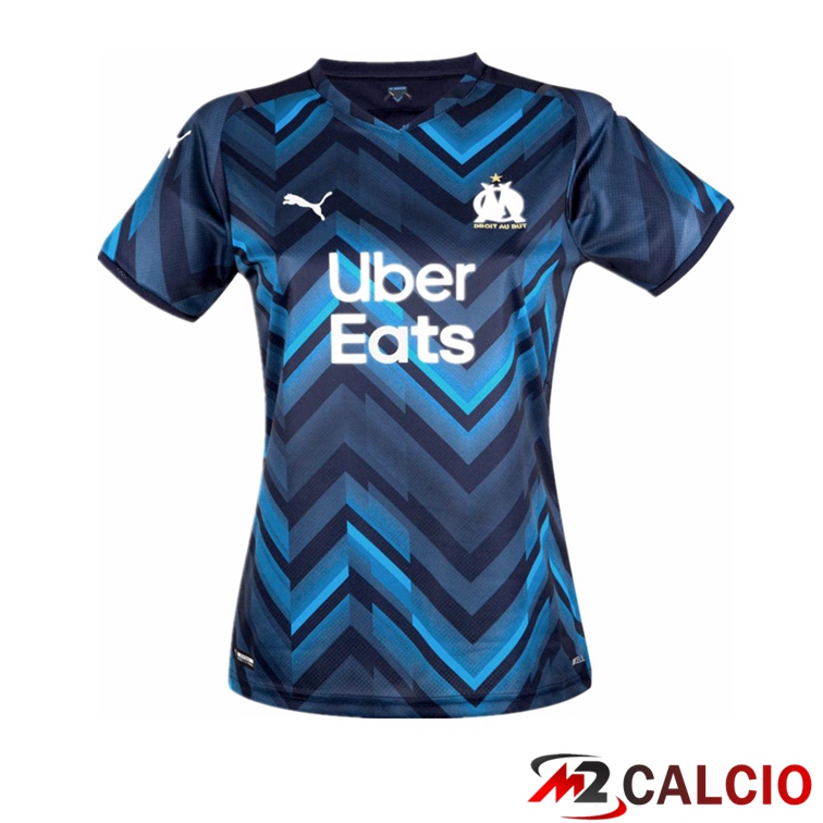 Maglia Olympique Marsiglia Donna Seconda Blu Navy 2021/2022