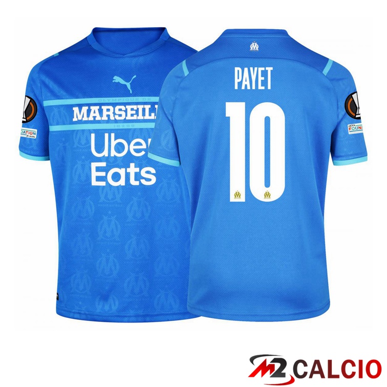 Maglia Olympique Marsiglia (PAYET 10) Terza Blu Navy 2021/2022