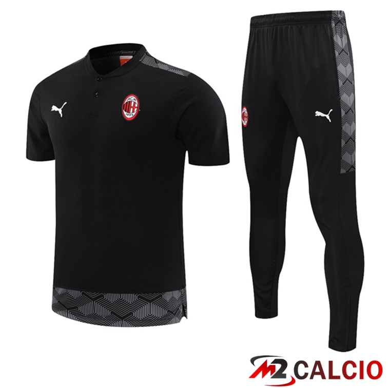 Maglia Polo AC Milan + Pantaloni Nero 2021/2022