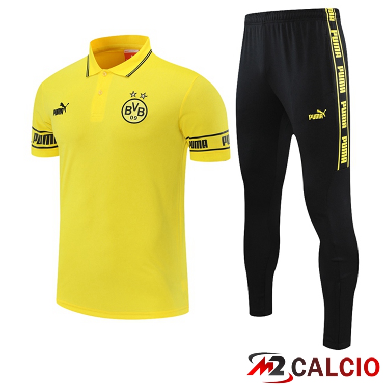 Maglia Polo Dortmund + Pantaloni Giallo 2021/2022