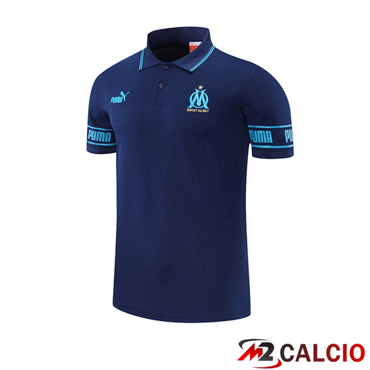 Maglia Polo Marsiglia OM Blu Reale 2021/2022