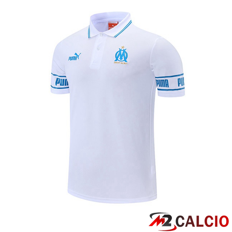 Maglia Polo Marsiglia OM Bianco 2021/2022