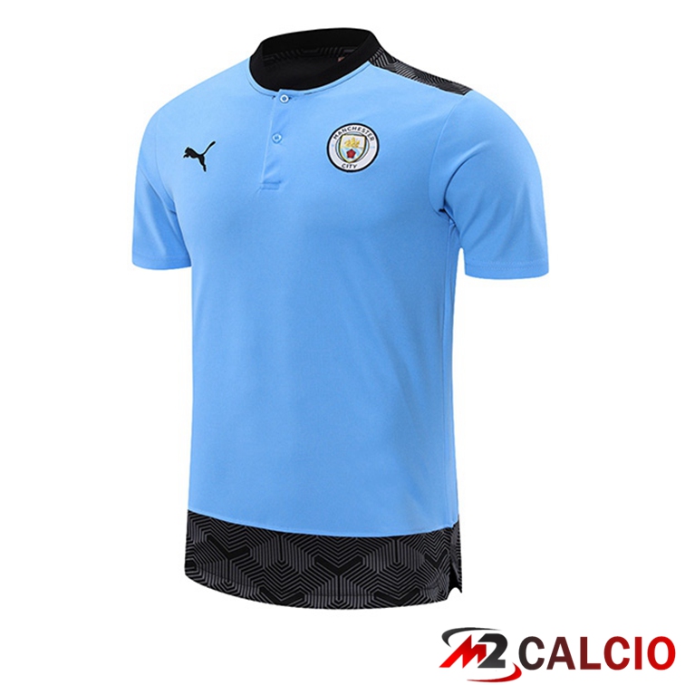 Maglia Polo Manchester City Blu 2021/2022