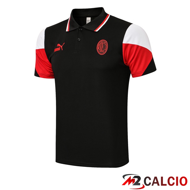 Maglia Polo AC Milan Nero 2021/2022