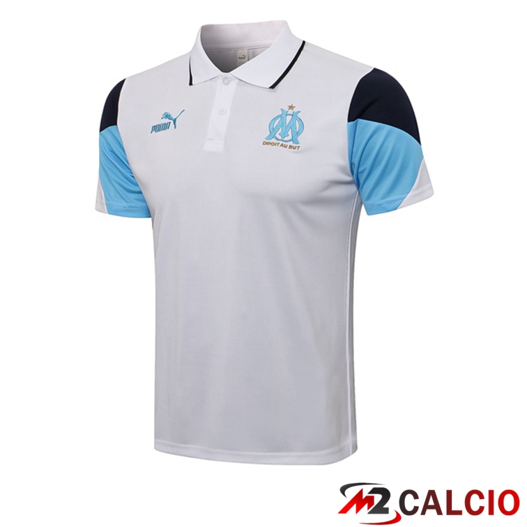 Maglia Polo Marsiglia OM Bianco 2021/2022