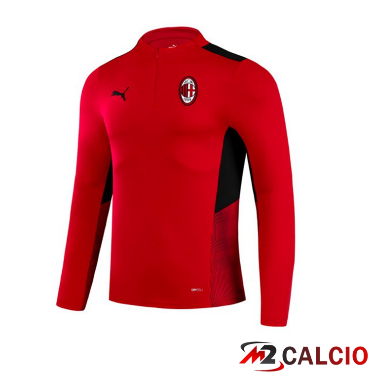 Felpa Allenamento AC Milan Rosso 2021/2022